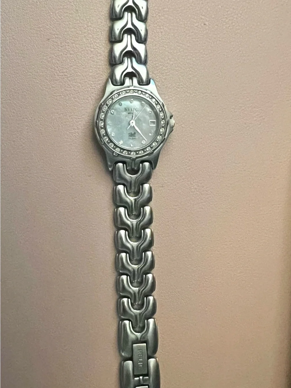 Ladies silver watch